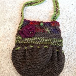 Knitted purse